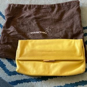 Goldenbleu yellow clutch